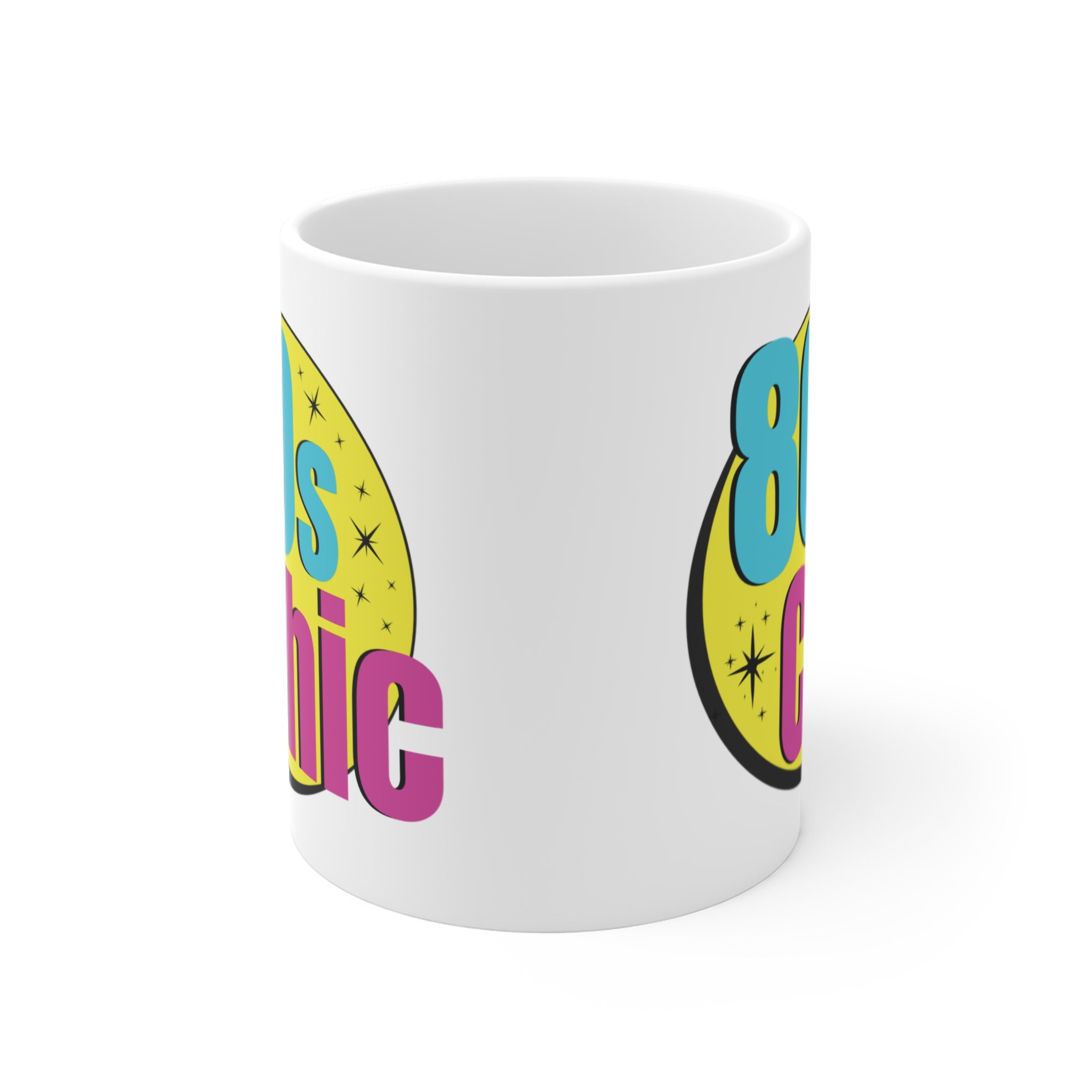 80s Chic Mug; Blue, Pink, & Yellow; 11oz