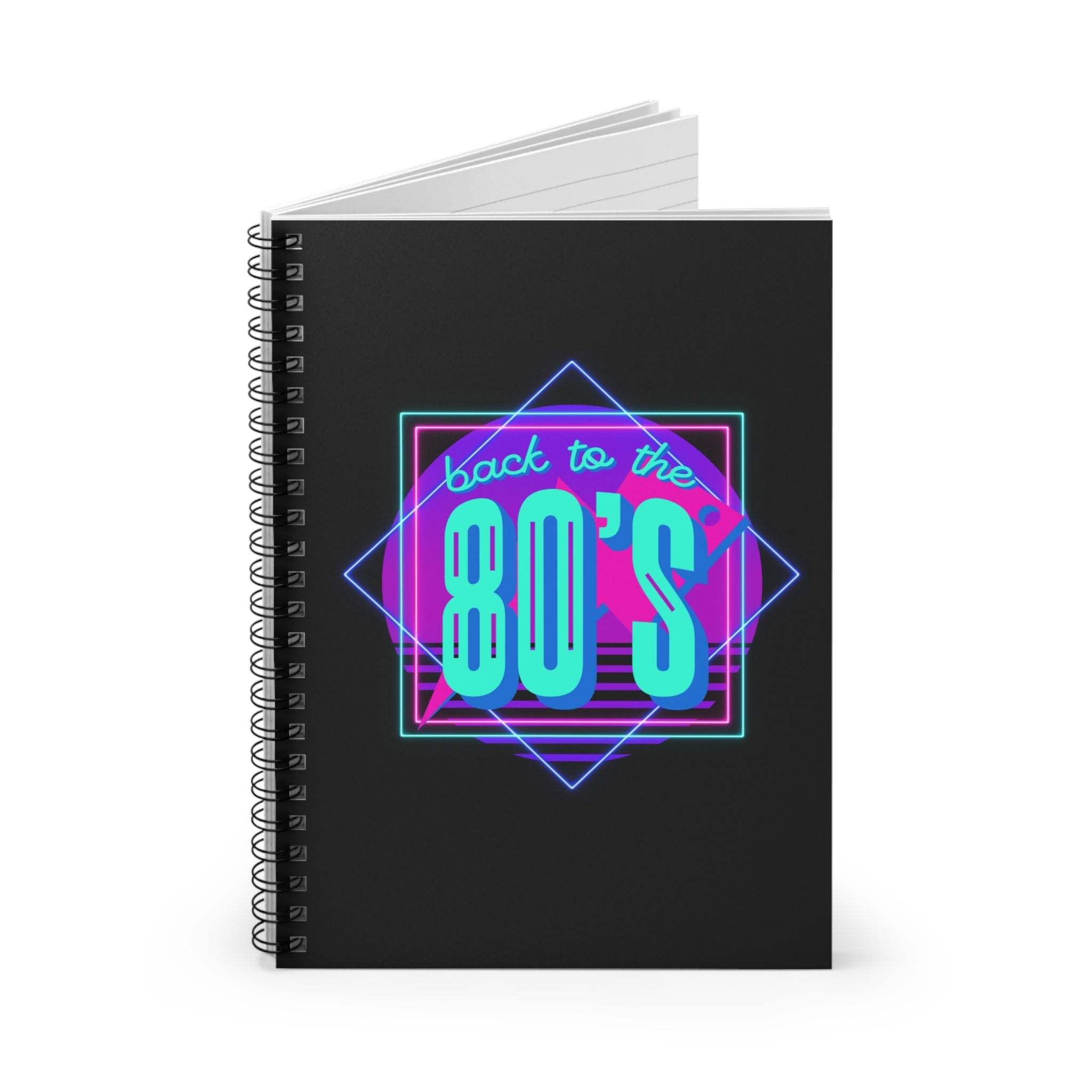 Back to the 80s Spiral Notebook